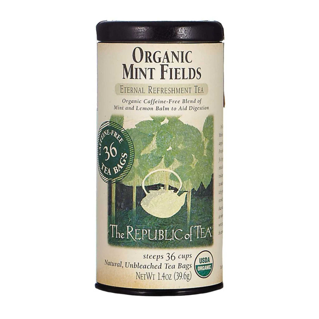 Organic mint fields herbal tea of the Republic of Tea