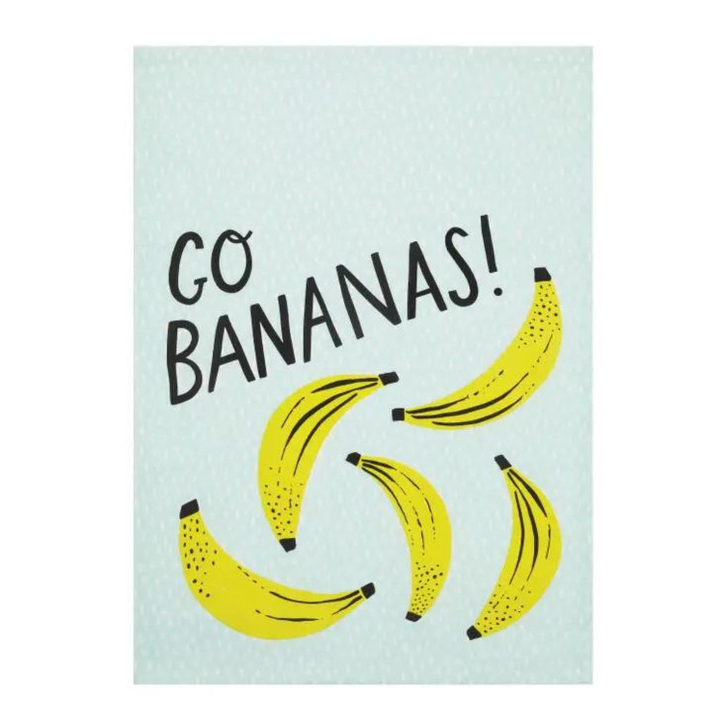 go bananas dishtowel