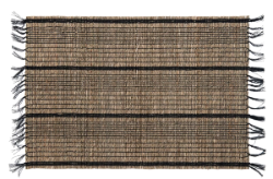 Placemat - Bamboo w/Stripes & Fringe