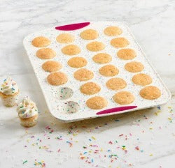 Silicone Mini Muffin Pan 24 Count - Confetti