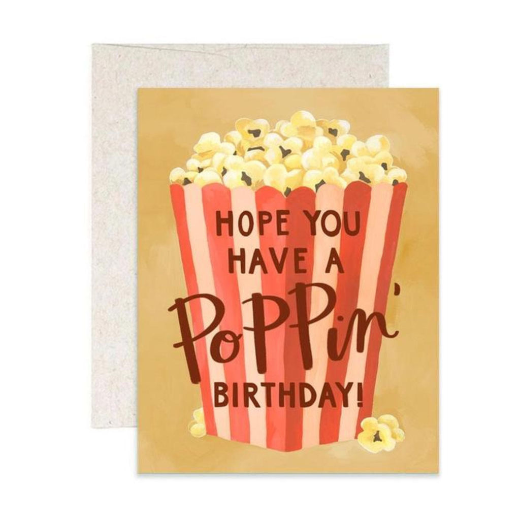 Greeting Card - Popcorn Birthday