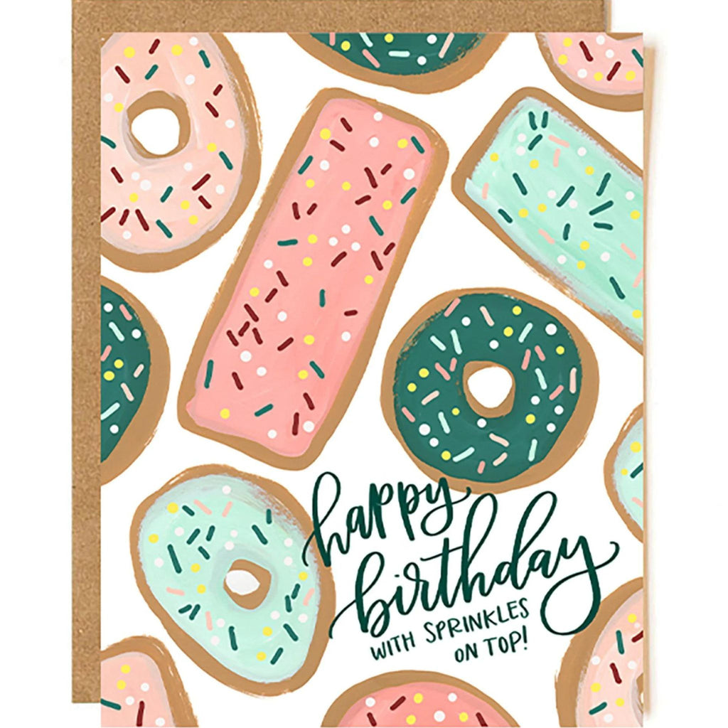 birthday card donut theme