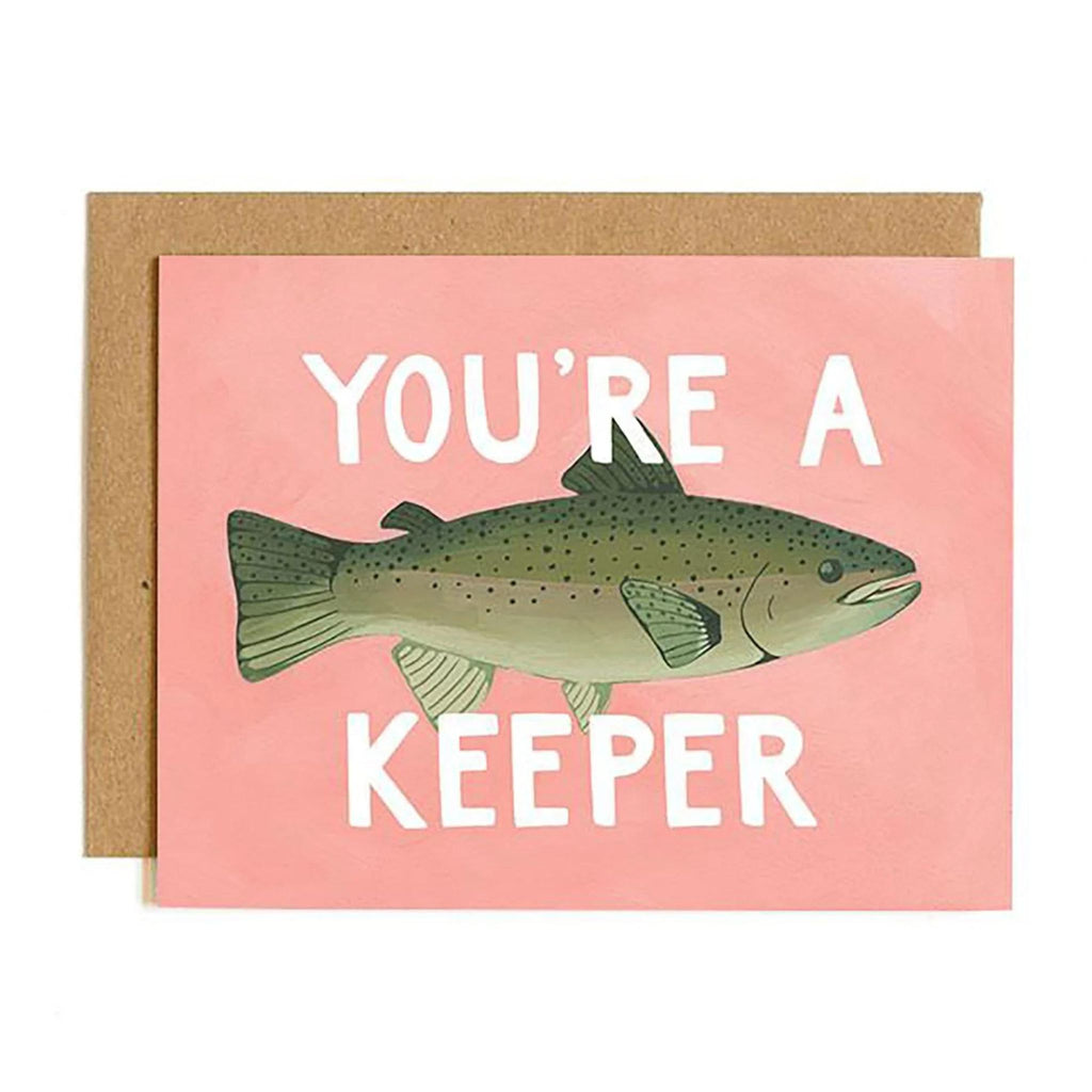 fish theme greeting card