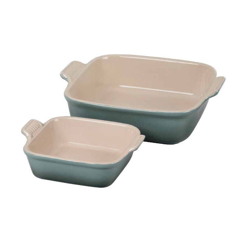 Spode Christmas Tree Loaf Pan | Set of 2 baking Dishes for Meatloaf, Bread  and Cake | 7.75 x 3.5 Inch Pans made of Fine Earthenware | Dishwasher Safe