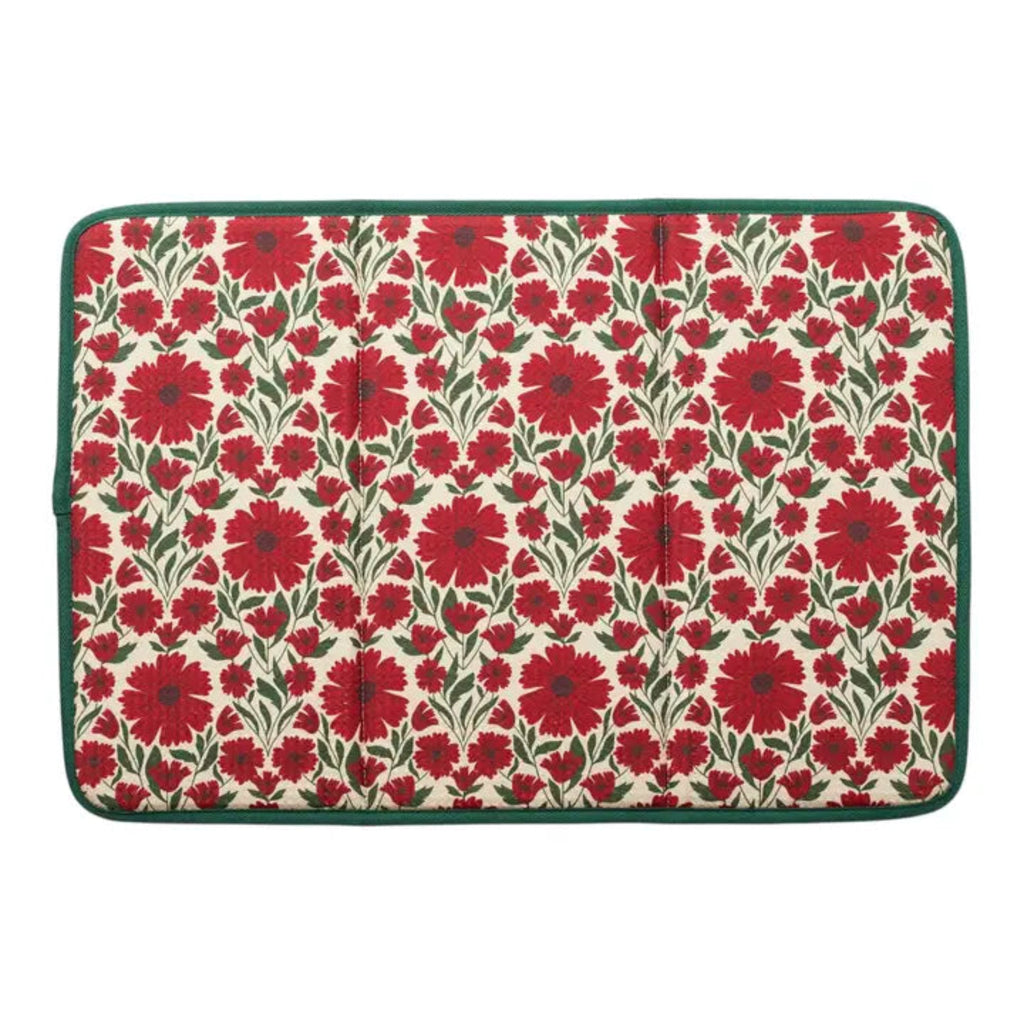 Dish Drying Mat - Holiday Daisy