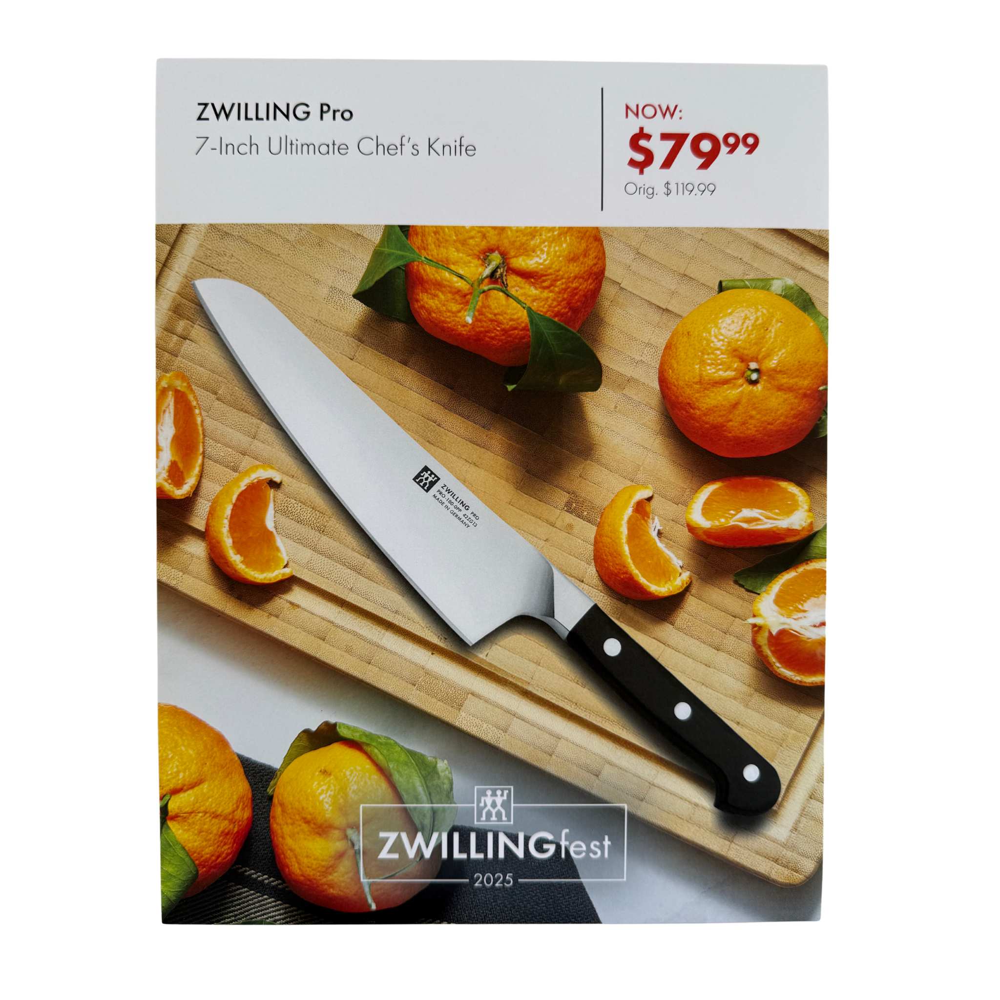7 inch chef's knife - zwilling pro