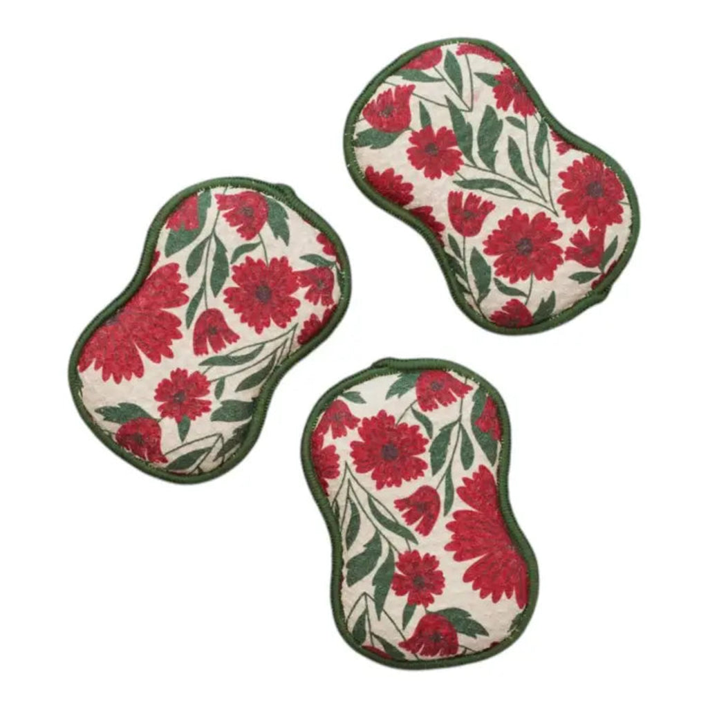 Reusable Sponge Set - Holiday Daisy
