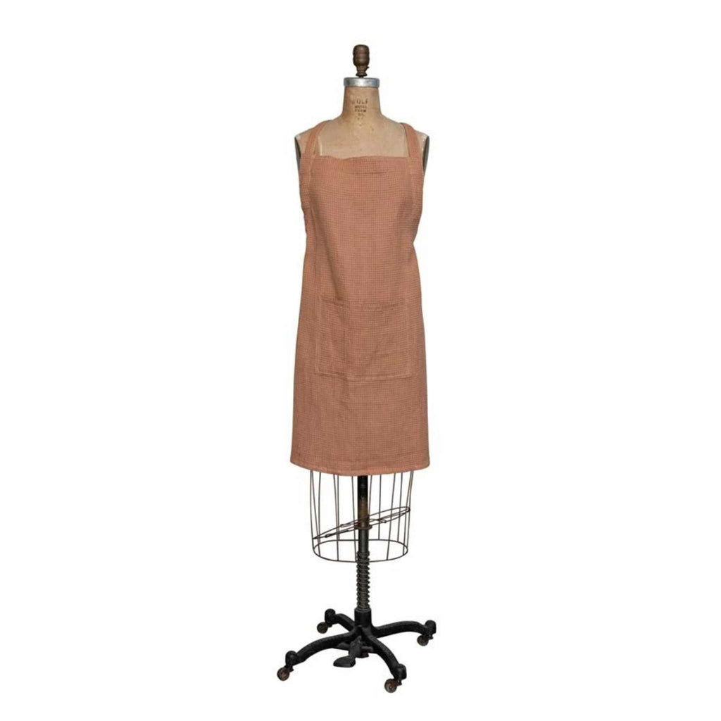 Apron terra cotta with pockets