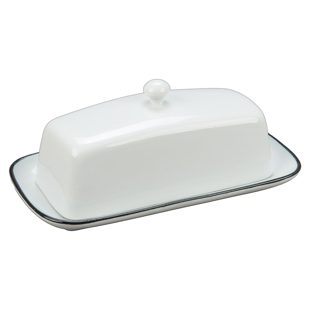 Silhouette Butter Dish w/Knob