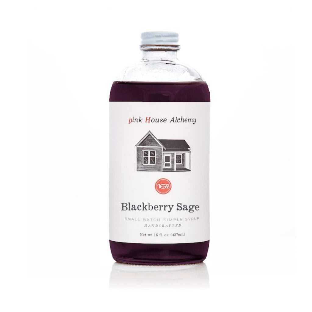 Blackberry sage simple syrup from pink house alchemy