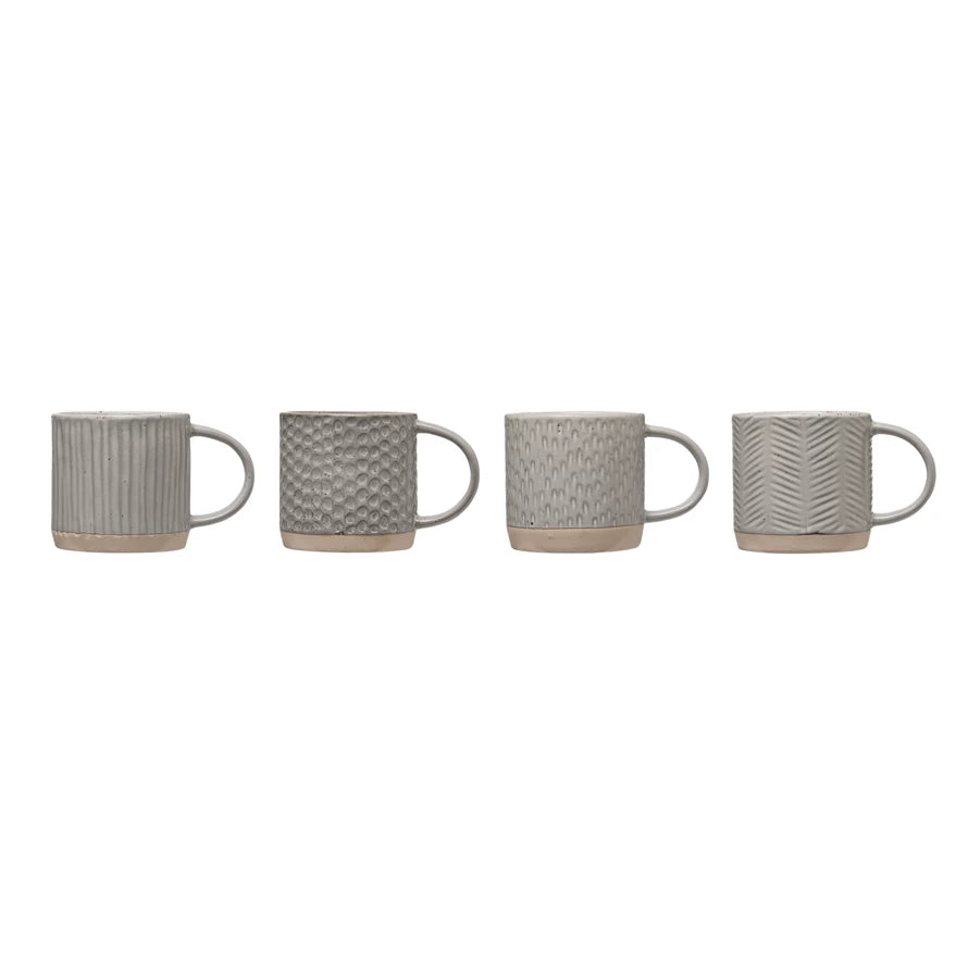 Mug - Debossed Stoneware
