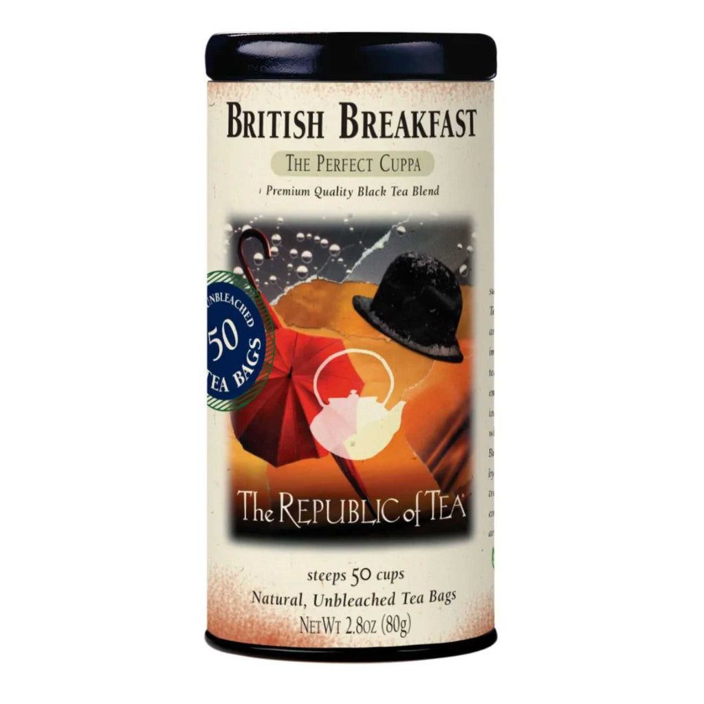 British breakfast tea of the Republic of Tea