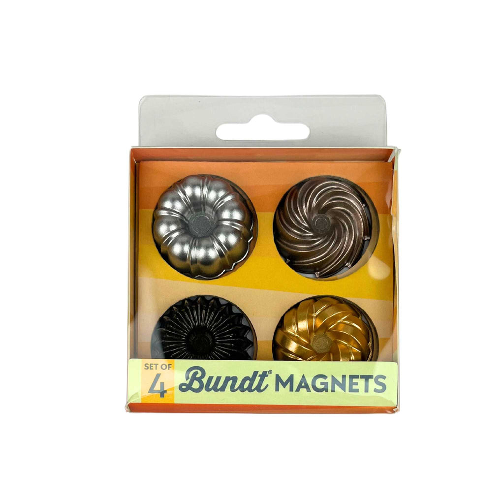 Bundt magnets set of four different bundt pans from Nordic Ware.