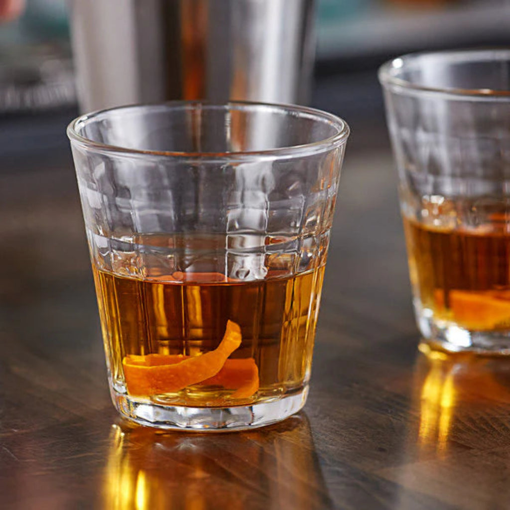 Prisme Clear Tumbler - 9 1/4oz in use