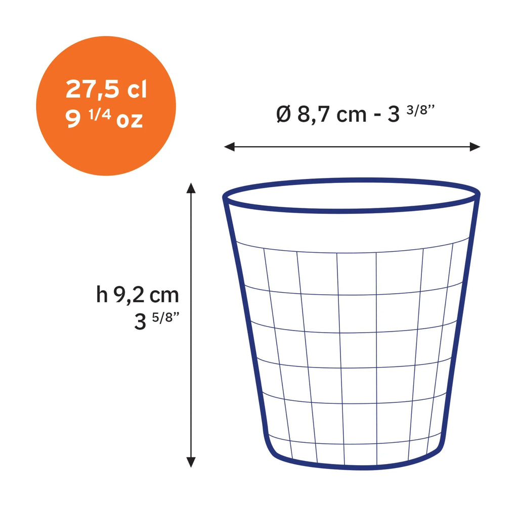 Prisme Clear Tumbler - 9 1/4oz