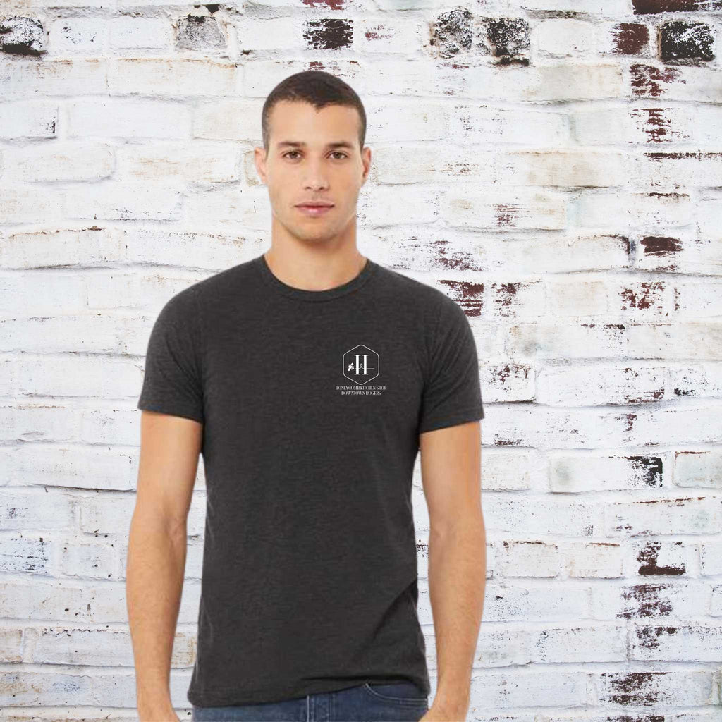 HKS cooks tools shirt in gray - lifestyle image