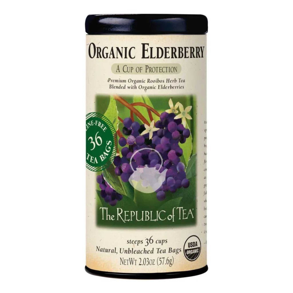 Organic elderberry red tea of the Republic of Tea