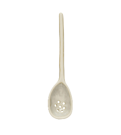 Stoneware Slotted Spoon