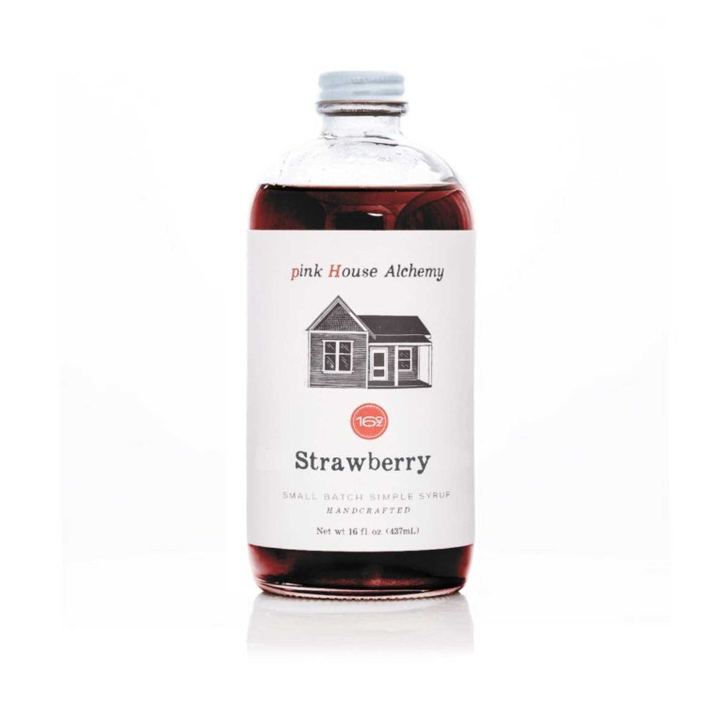 Strawberry simple syrup from pink house aclhemy