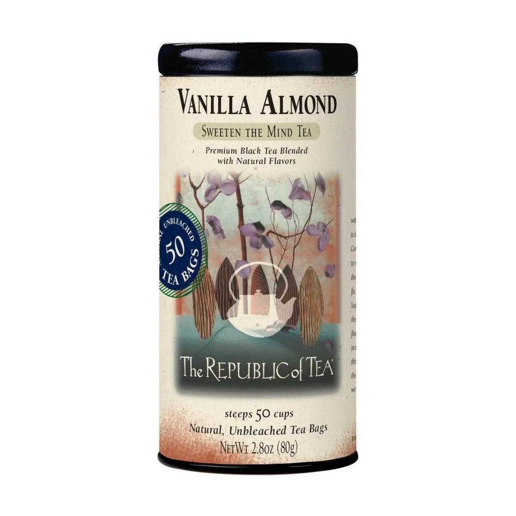 Vanilla almond black tea of the Republic of Tea
