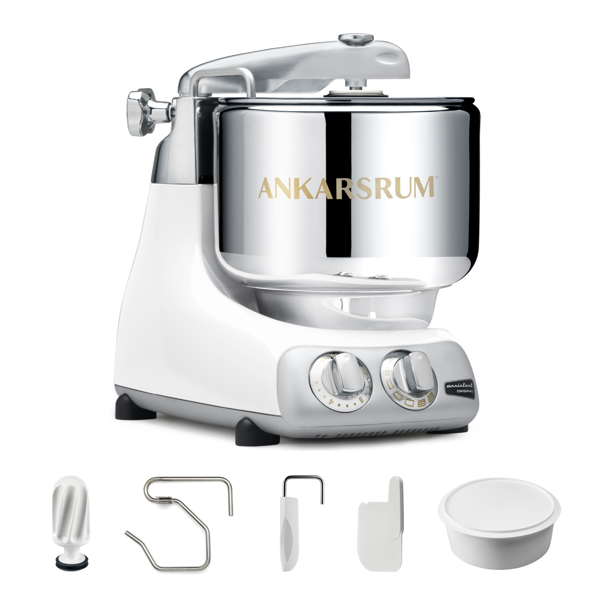 Ankarsrum Stand Mixer - glossy white