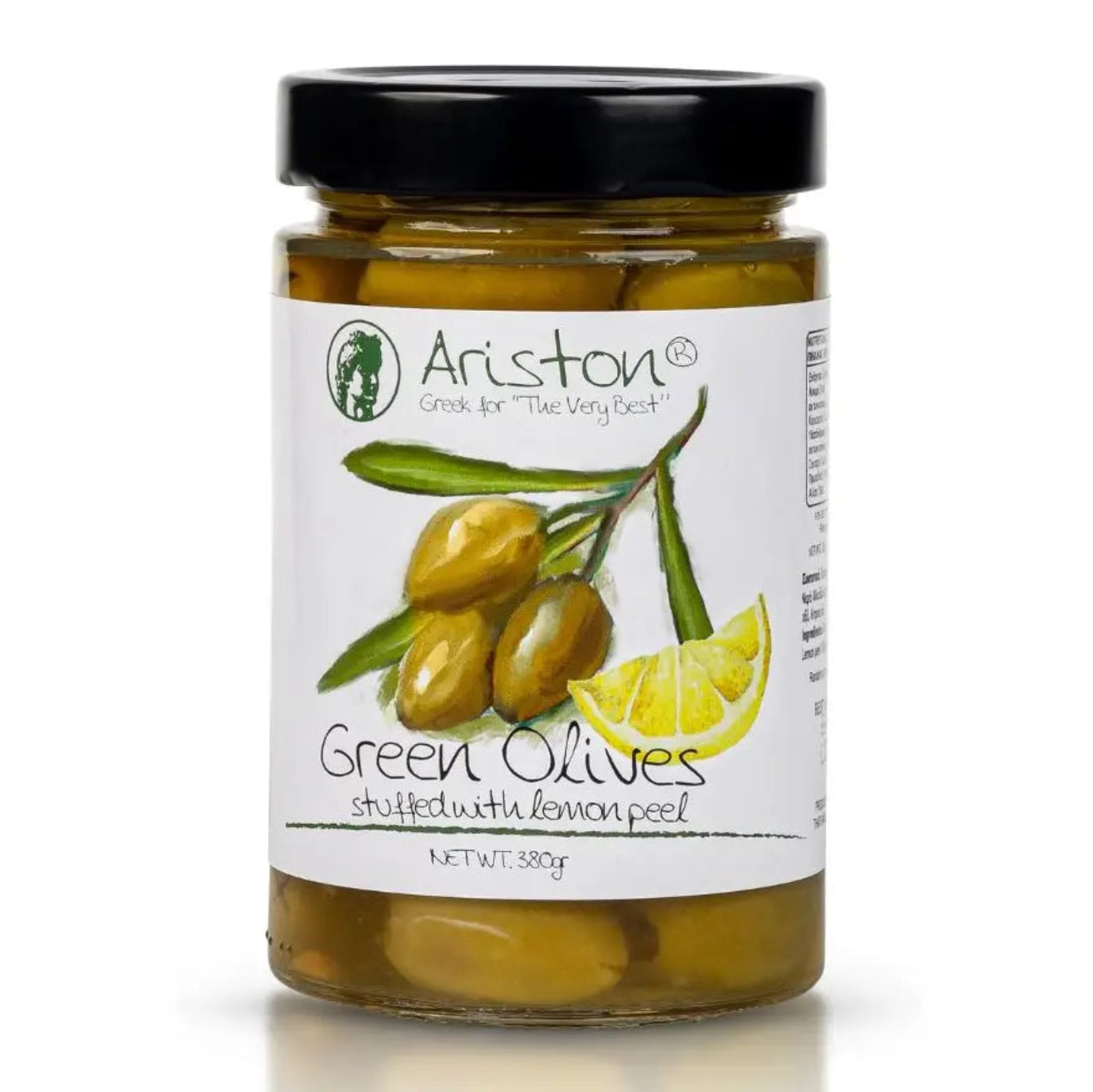 Green Olives Stuffed w/Lemon Peel