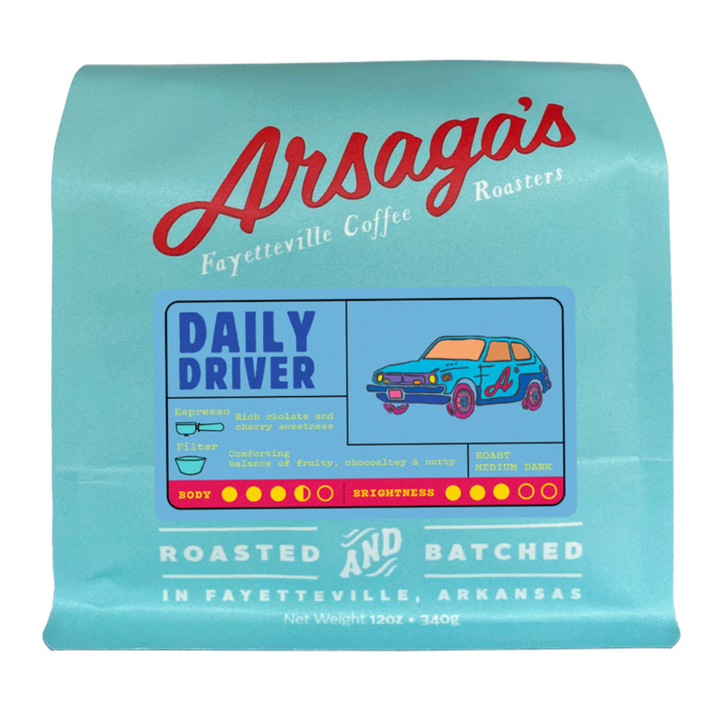 Arsaga's daily driver coffee beans