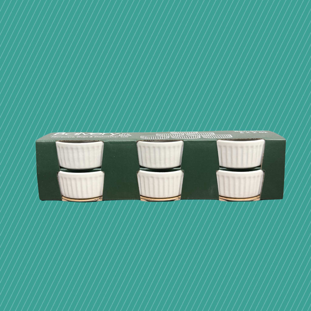 Ramekin Set 2 oz. - ribbed