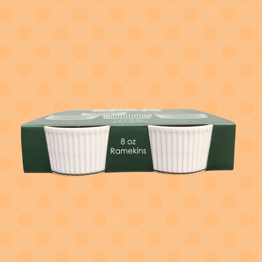 Ramekin Set 8 oz. - ribbed