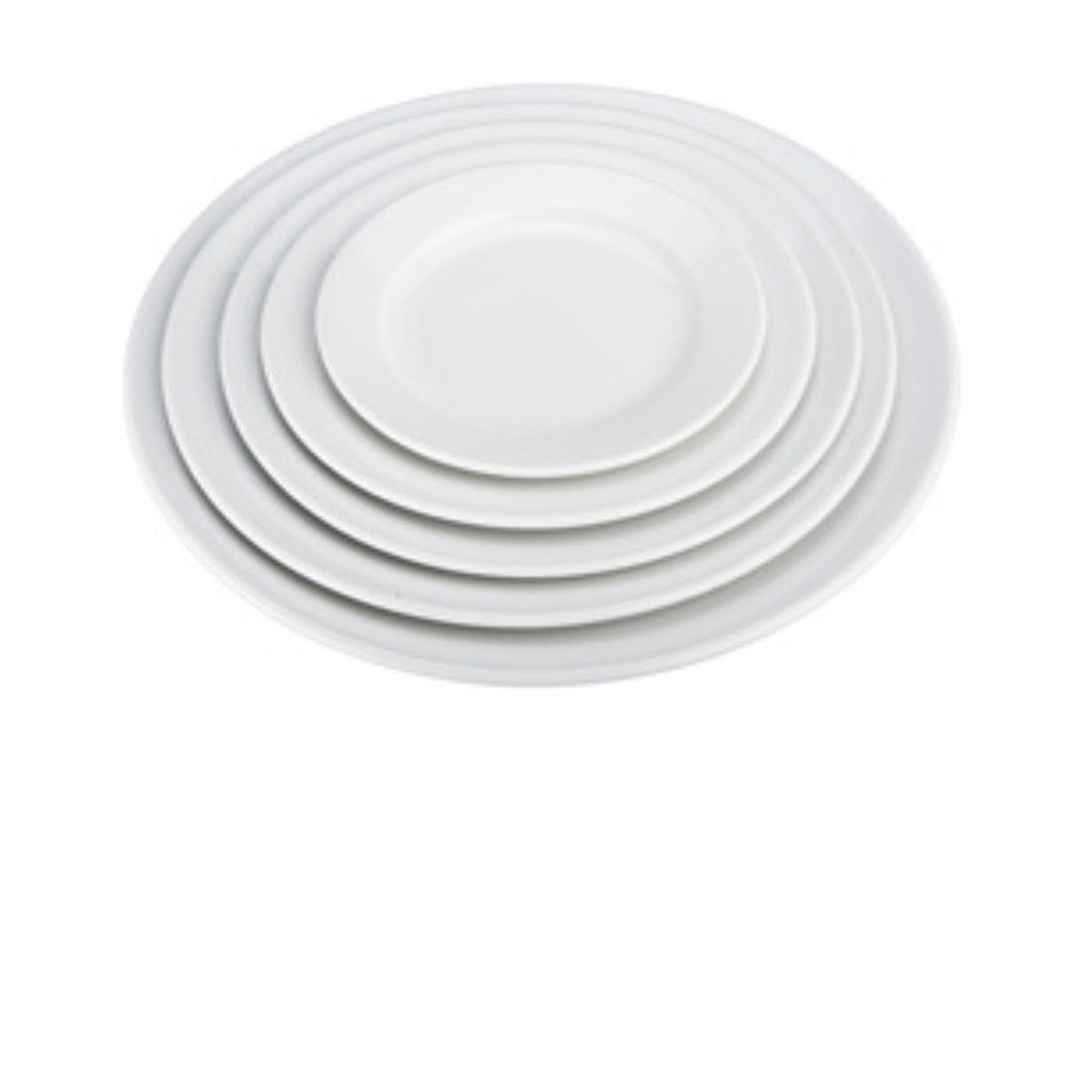 White Bistro Salad Plate 8"