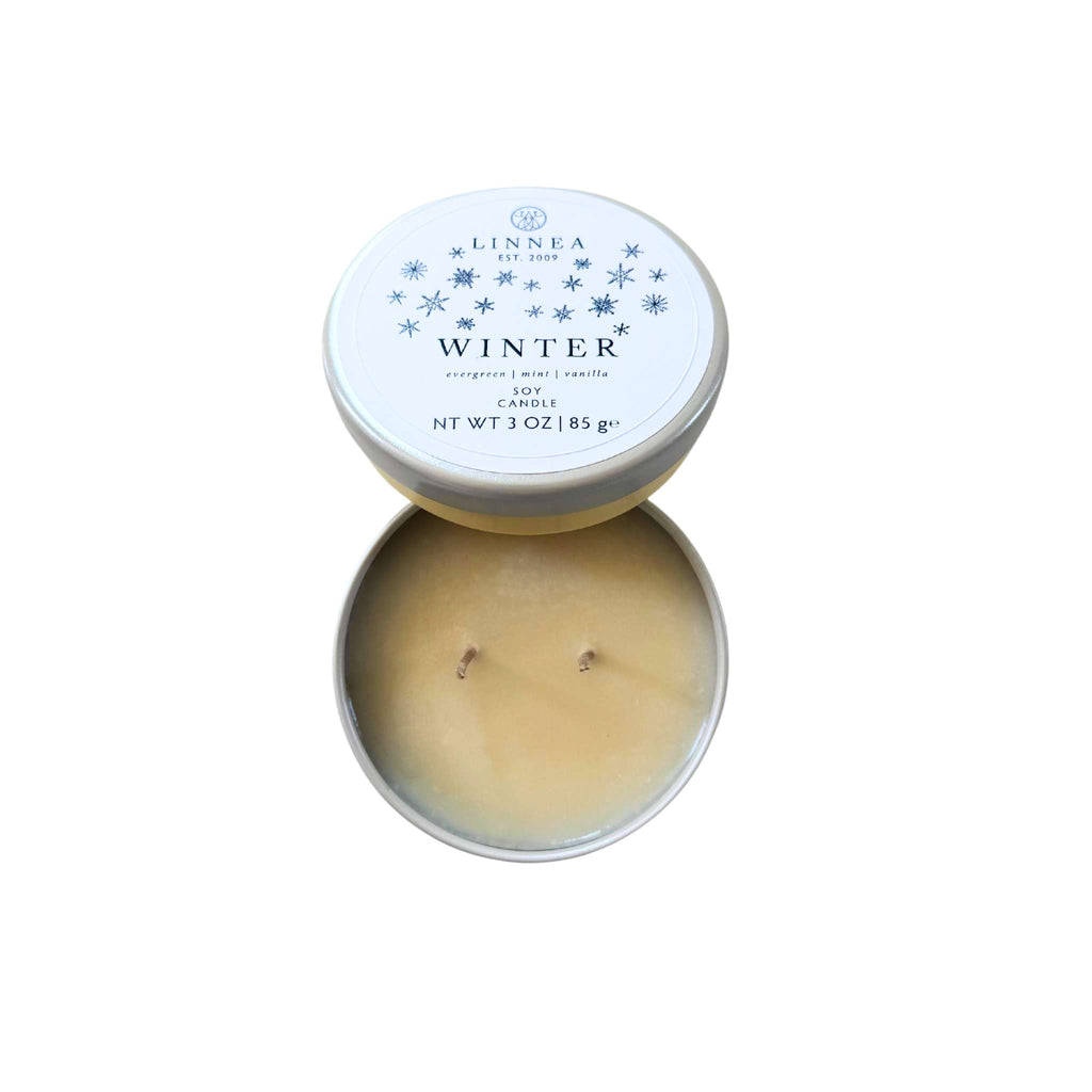 Candle winter scent