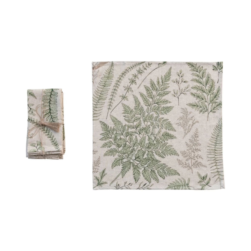 botanical cloth napkin set