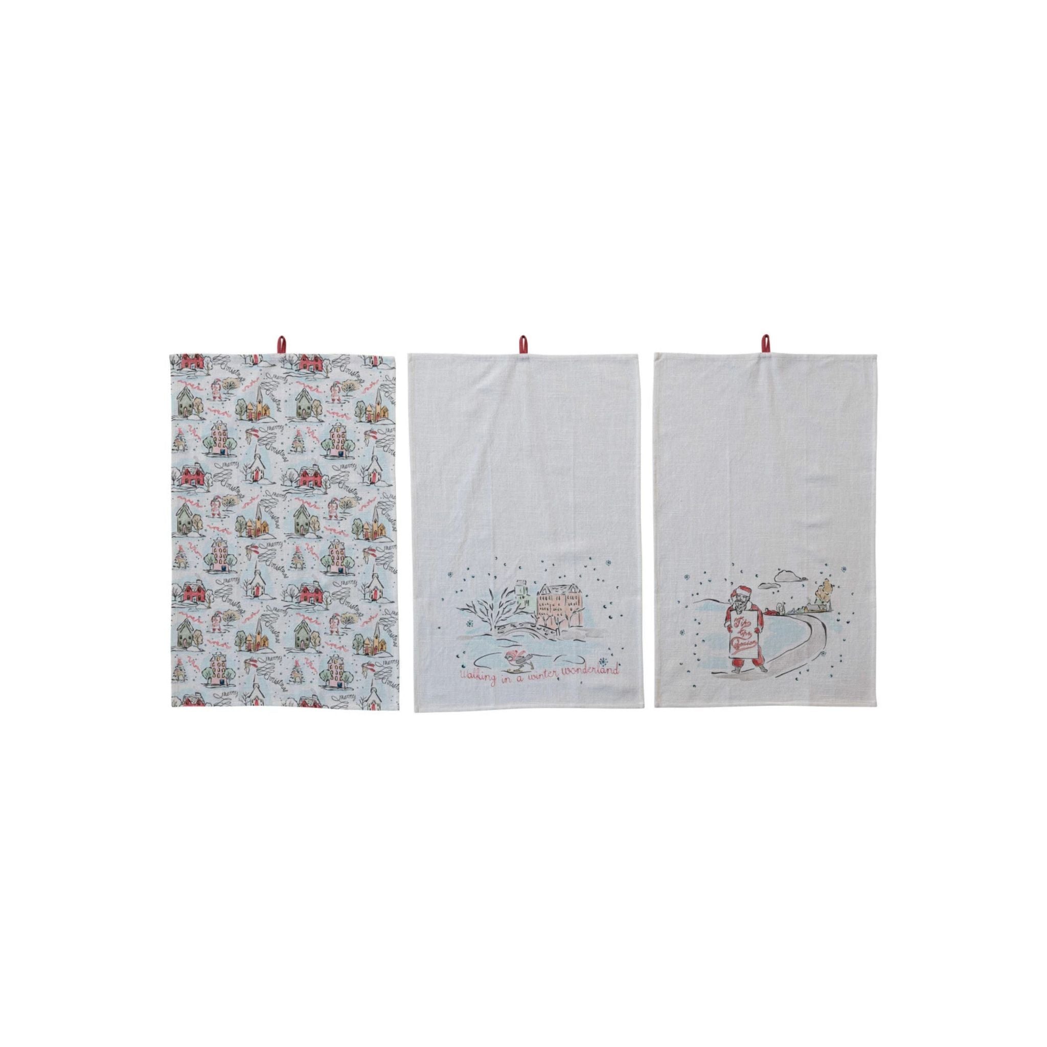 Dishtowel - Holiday Scenes
