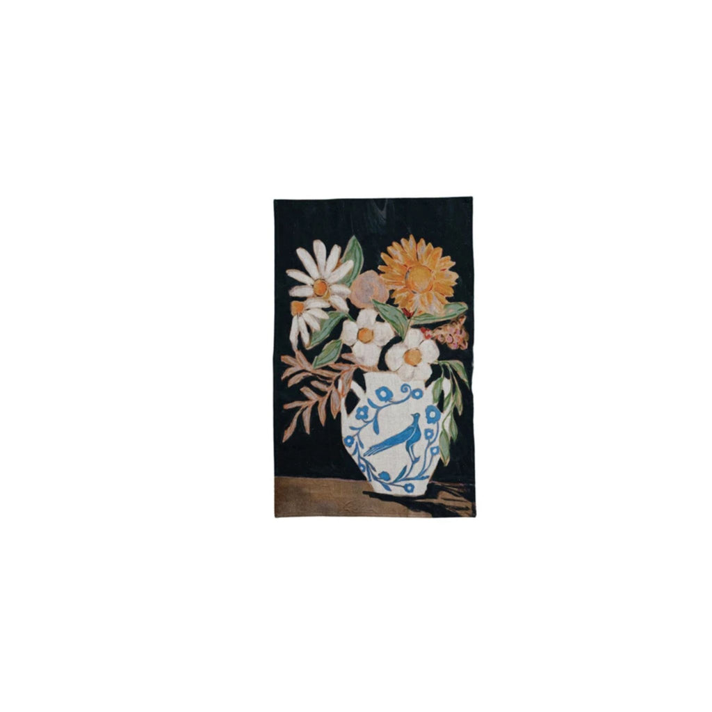 Dishtowel - Flowers In Vase