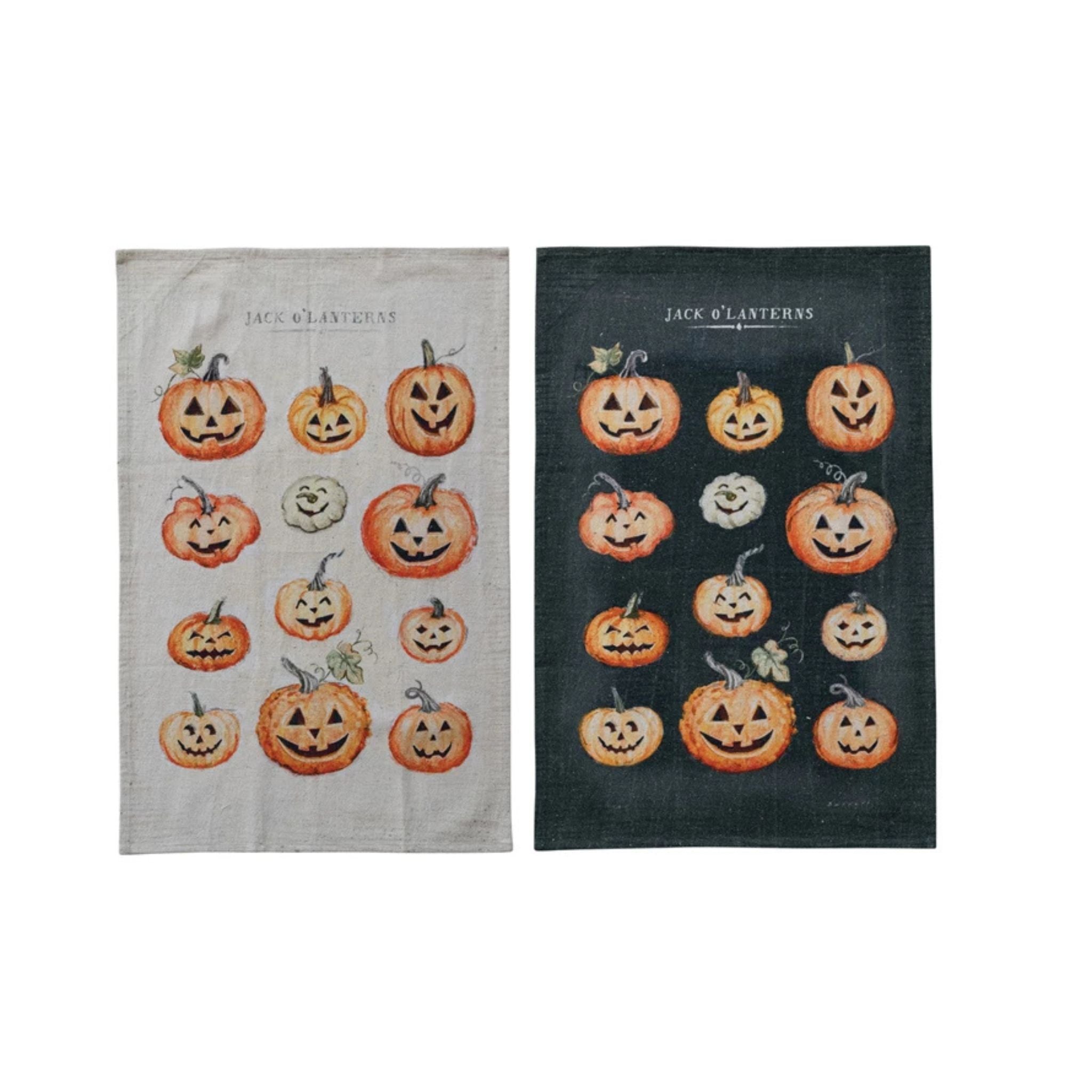 Dishtowel - Jack-o-lantern