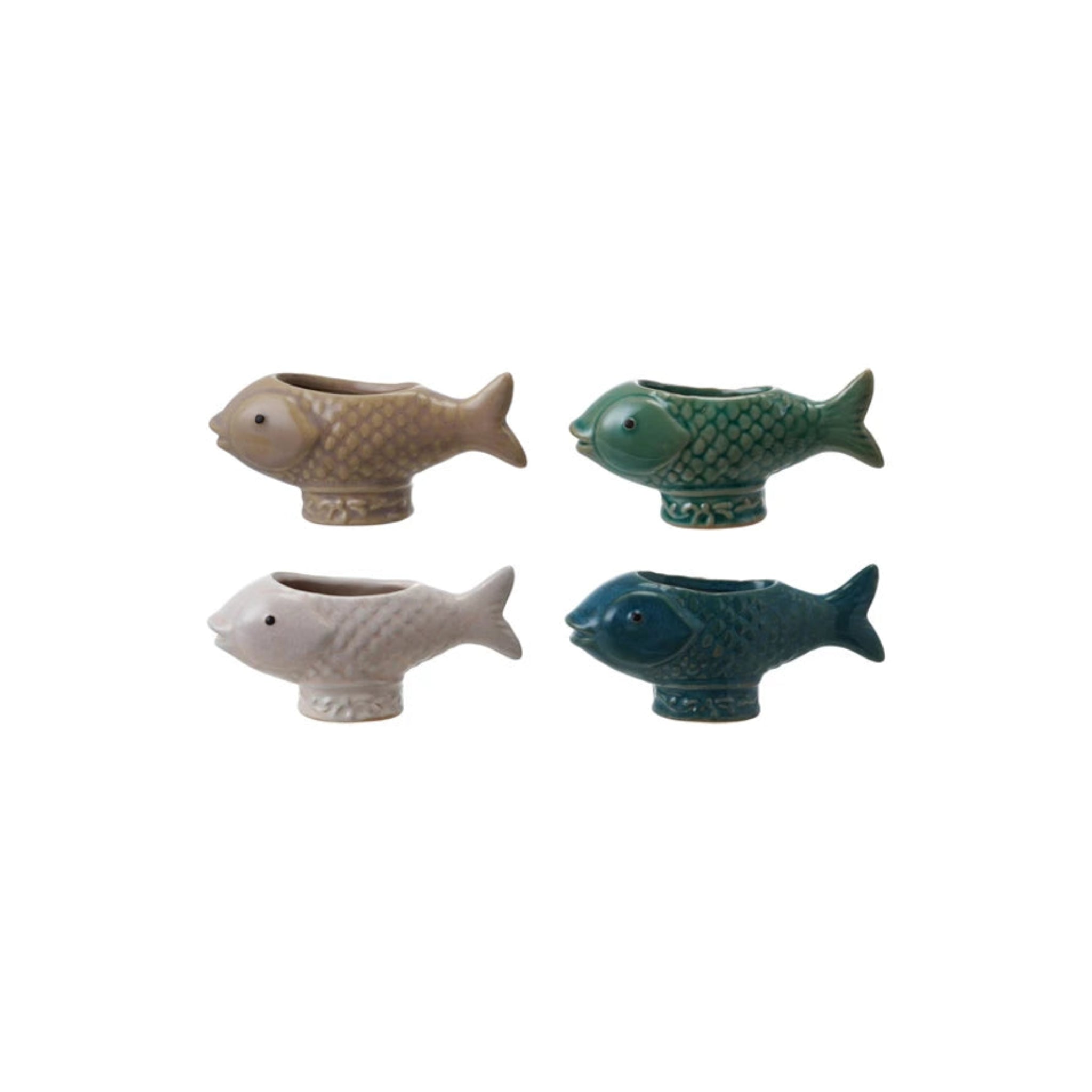 Toothpick Holder - Footed Fish Shape