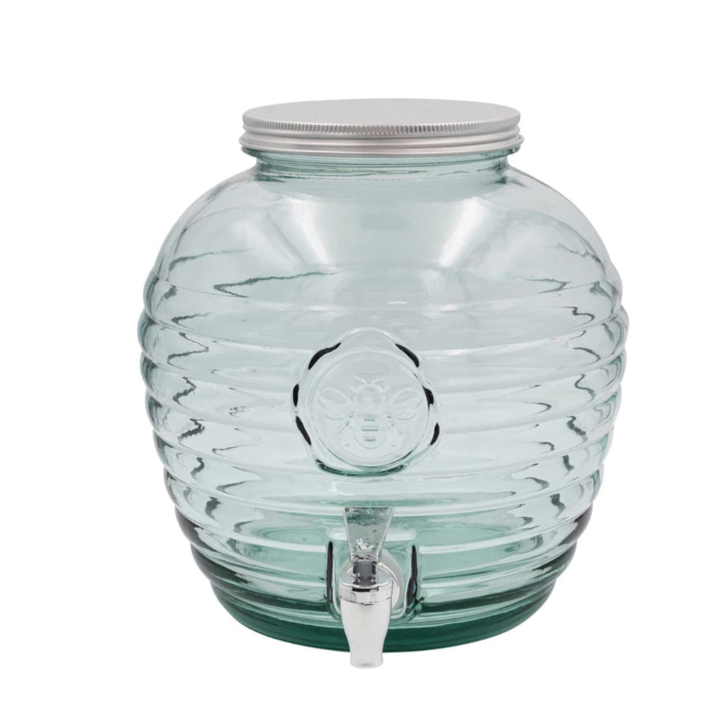 Glass Bee Beverage Dispenser