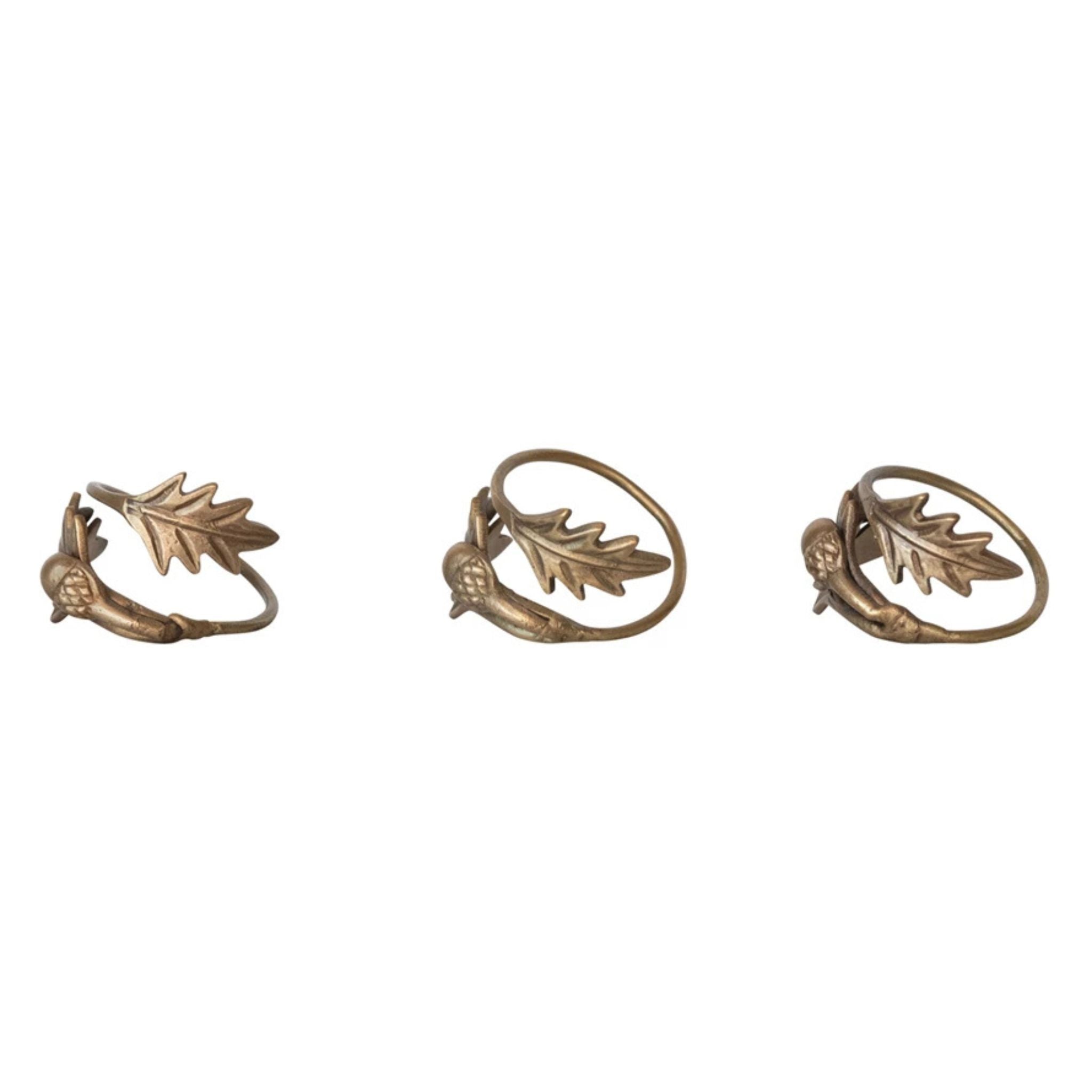 Napkin Ring - Leaves & Acorns