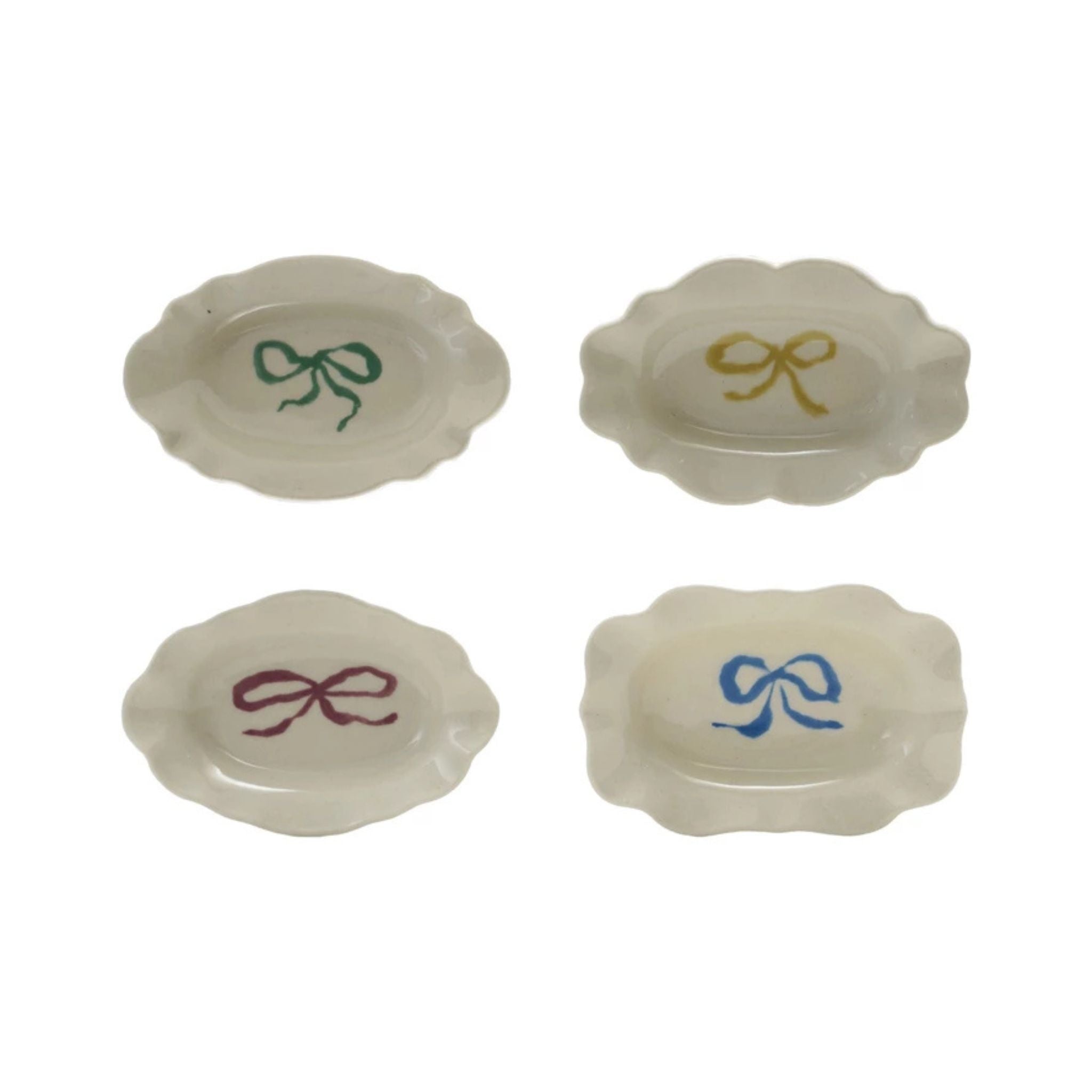 Scalloped Dish w/Bow