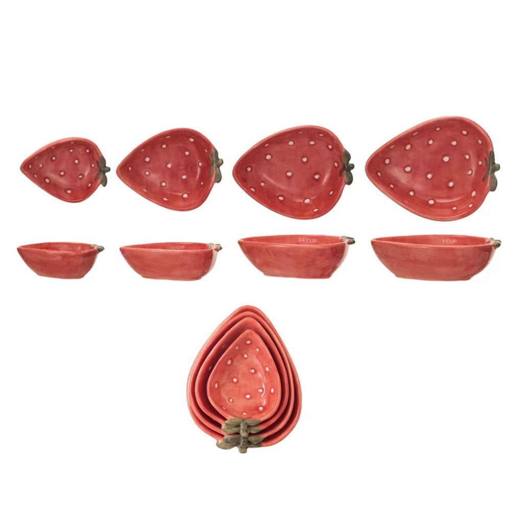 Measuring Cup Set - Strawberry Shaped