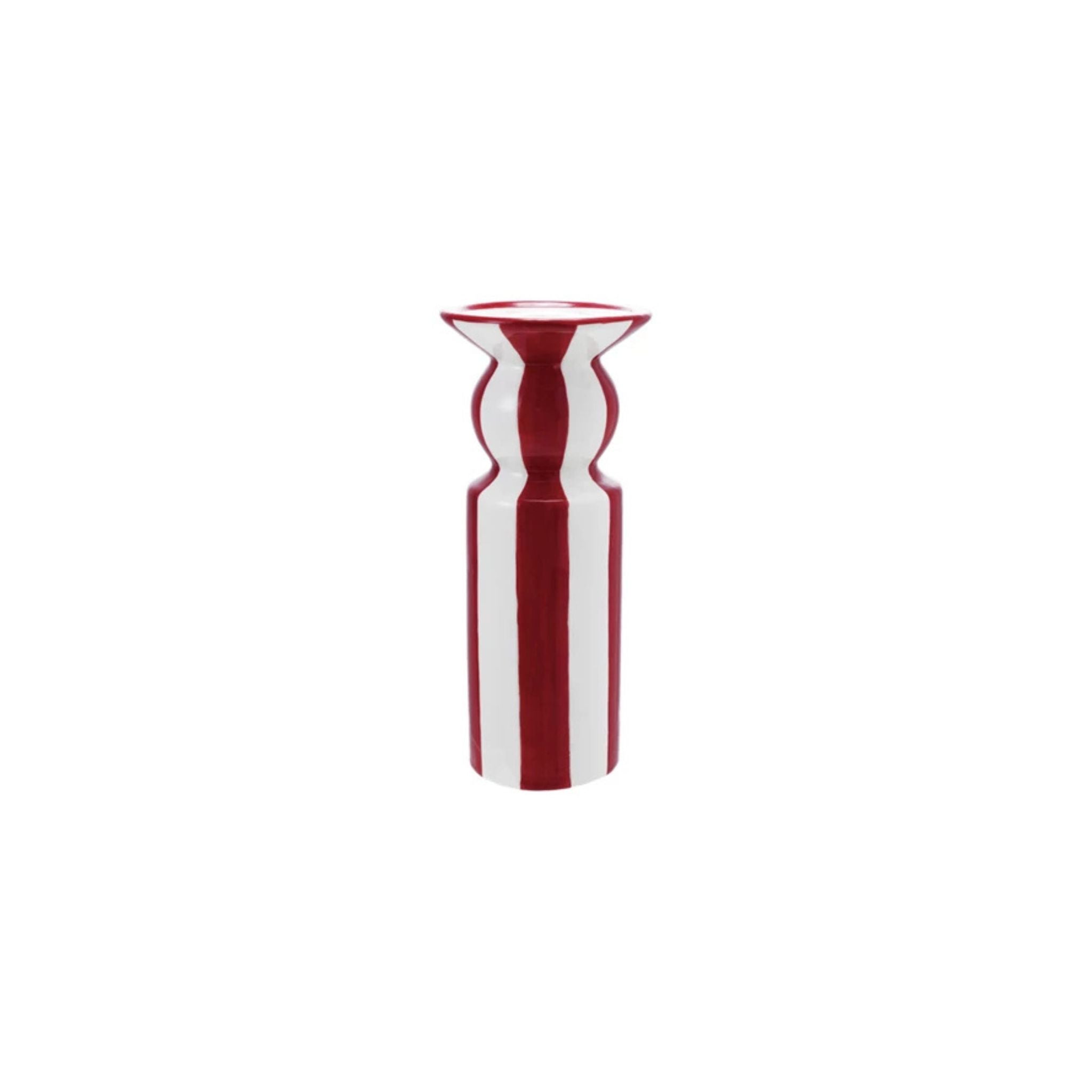 Striped Taper Holder - tall