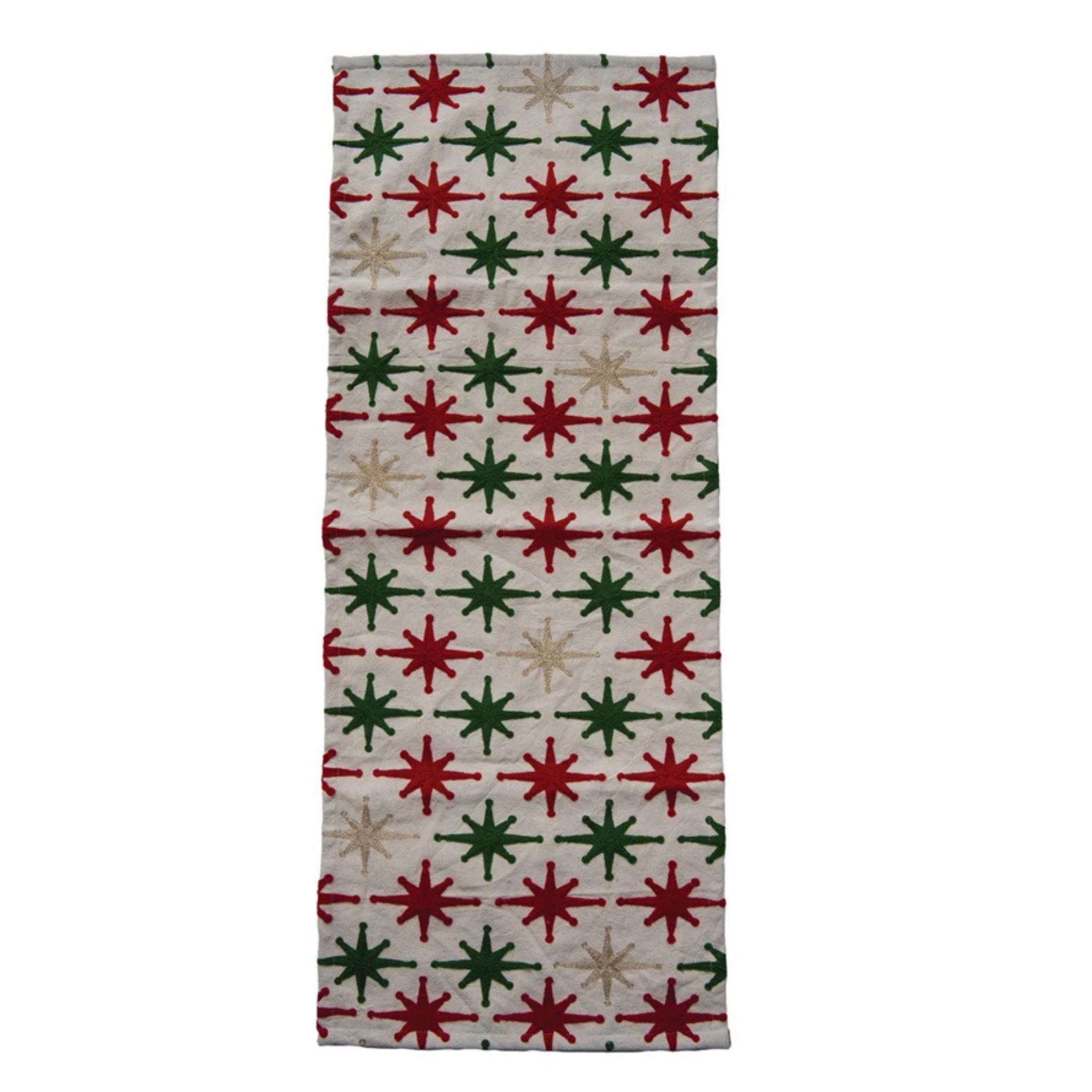 Table Runner - Embroidered Stars