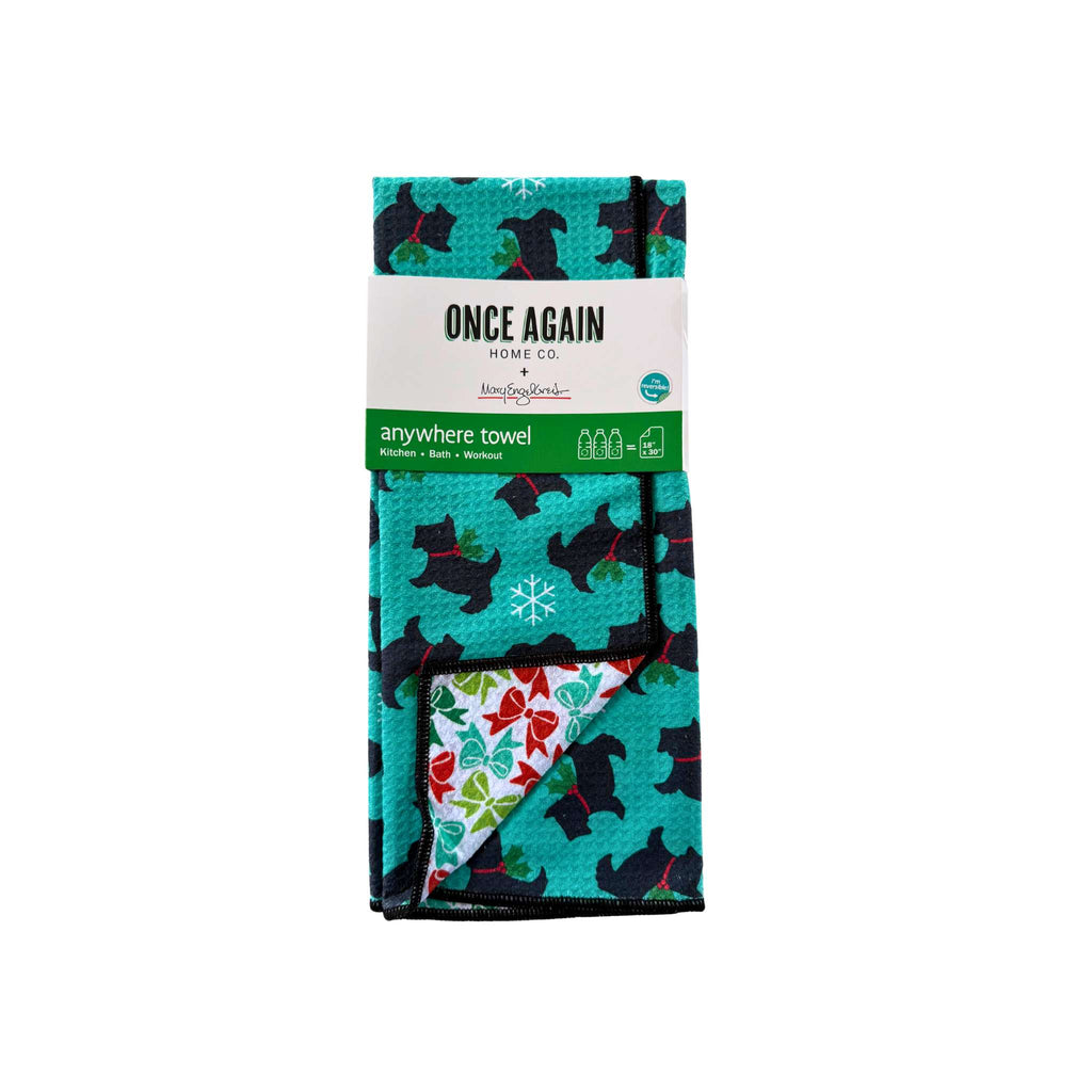 Dishtowel scotties design