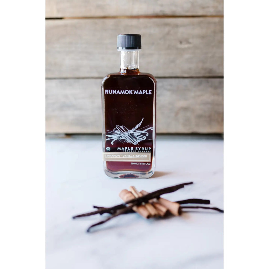 Cinnamon + Vanilla Infused Maple Syrup