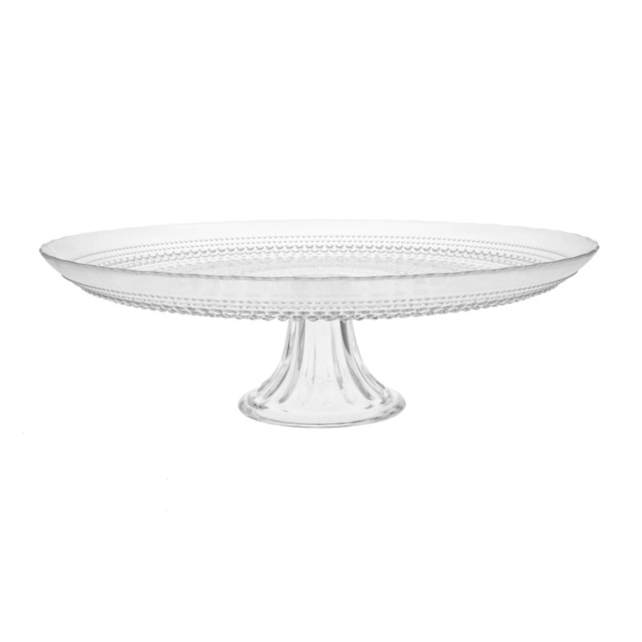 Jupiter Large Cake Stand - clear