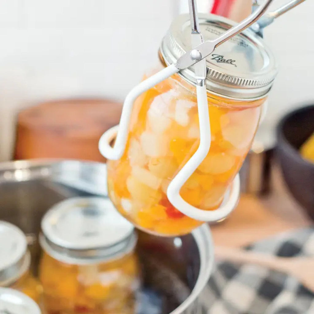Canning Jar Lifter in use