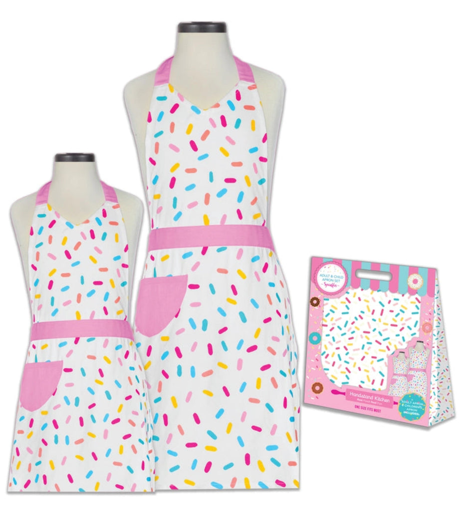 Kid & Adult Apron Set - Sprinkles