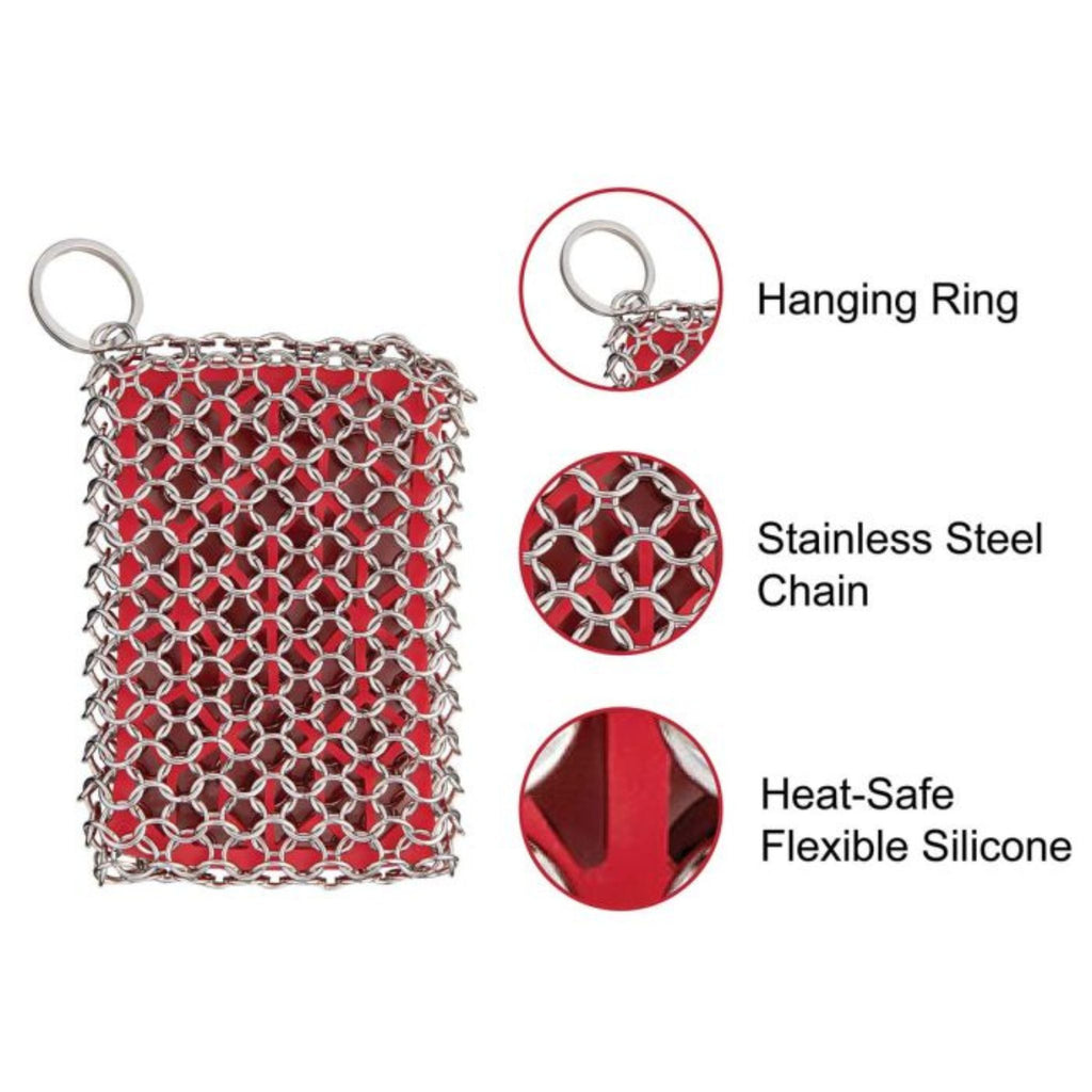 Chainmail Scrubber features