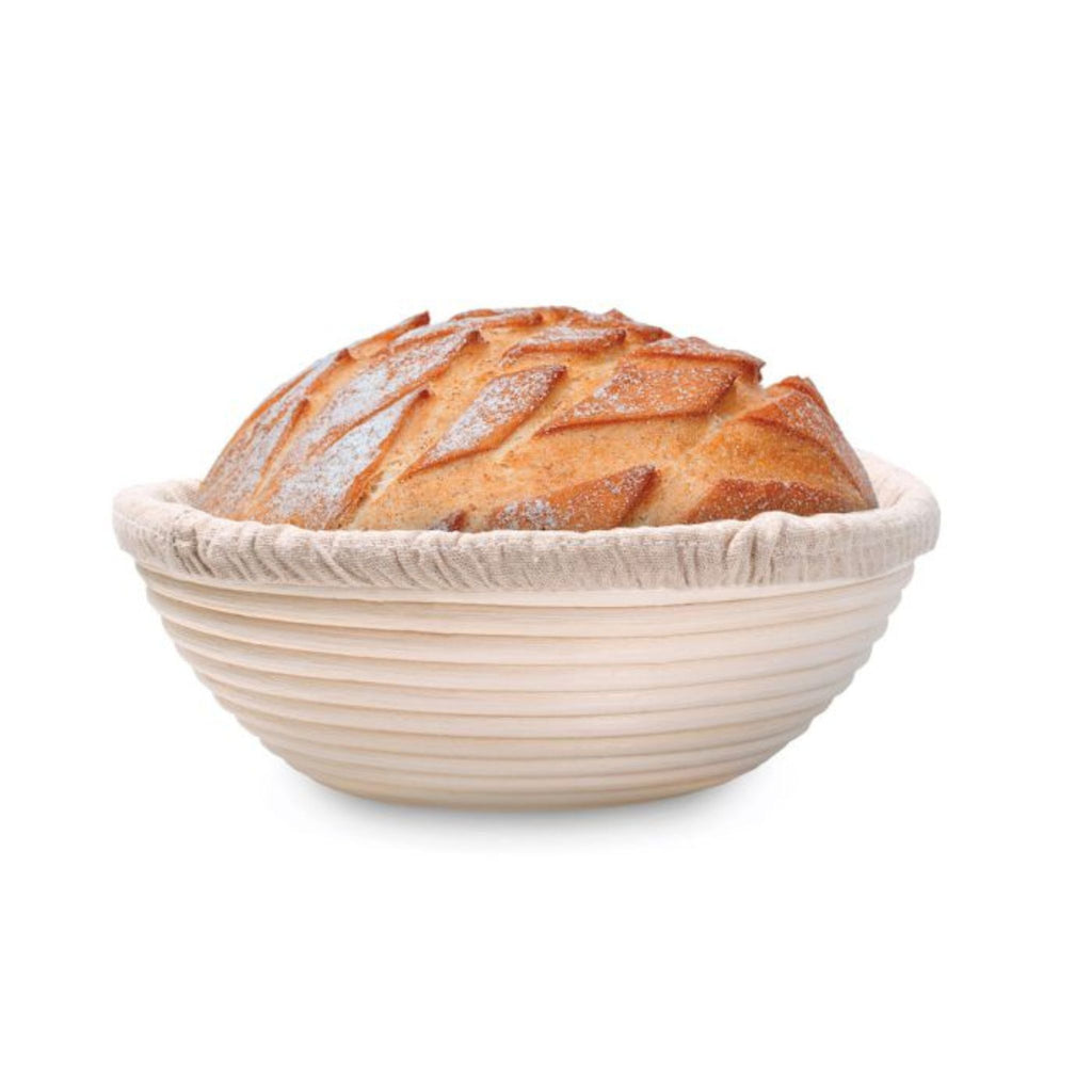 Bread Proofing Basket w/bread in it