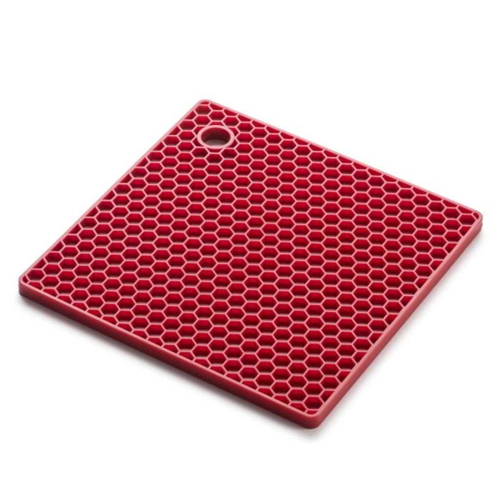 Silicone Trivet - red